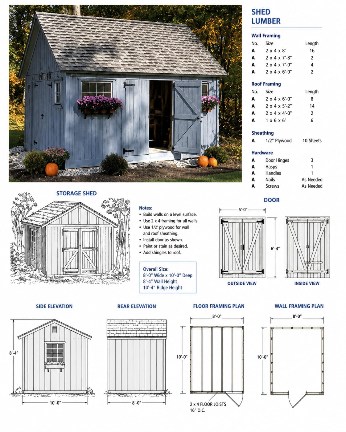 my shed plan